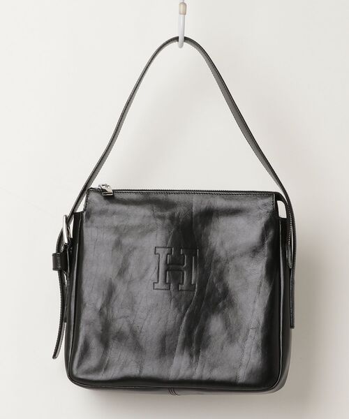 超極美品✨HIROFU ヒロフ　トートバッグ　【ヴィータ】 ブラック 黒 HIROFU（ヒロフ） ワンポイントトートバッグ - ブラック レディース