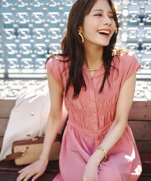 「ANY SIS」 ノースリーブワンピース X-SMALL グレー レディース_画像3
