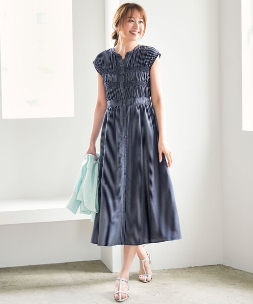 「ANY SIS」 ノースリーブワンピース X-SMALL グレー レディース_画像5