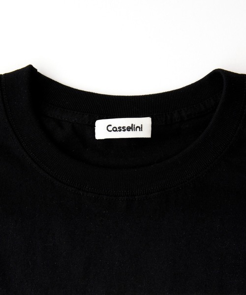 「Casselini」 半袖Tシャツ M ブラック レディース_画像5