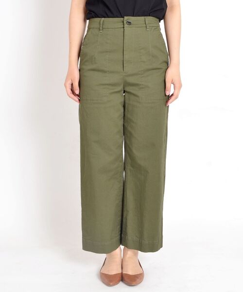 「liflattie ships」 チノパンツ MEDIUM ベージュ レディース_画像7