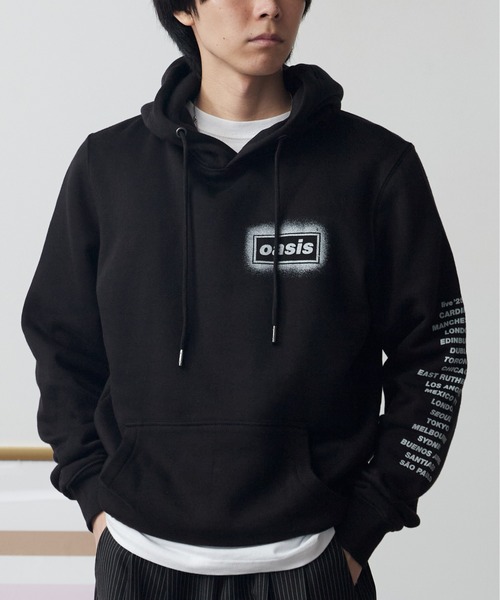 パーカー Oasis / オアシス OASIS UNISEX PULLOVER HOODIE: SPRAY LIVE