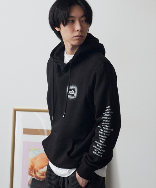 パーカー Oasis / オアシス OASIS UNISEX PULLOVER HOODIE: SPRAY LIVE