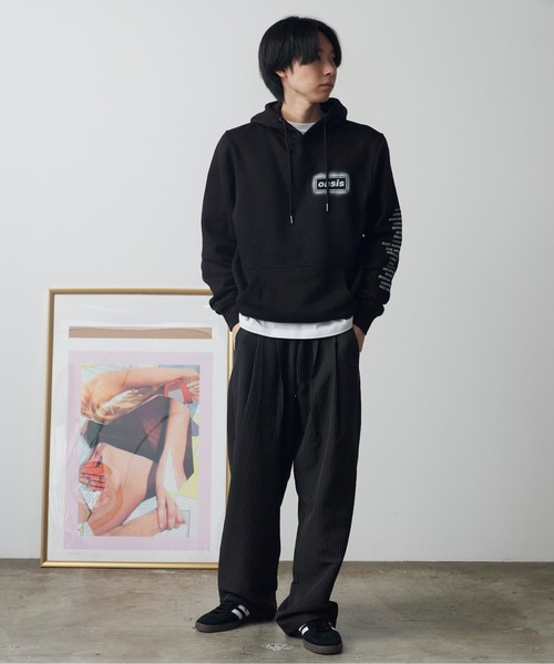 パーカー Oasis / オアシス OASIS UNISEX PULLOVER HOODIE: SPRAY LIVE