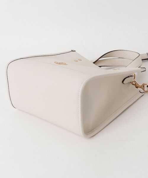 COACH ハンドバッグ 2WAY ホワイト COACH（コーチ） ワンポイント2WAYバッグ - ホワイト レディース