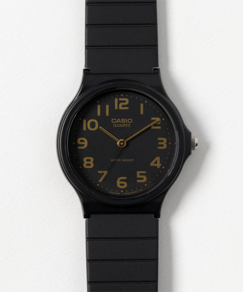 CASIO クォーツ 腕時計 ブラック CASIO（カシオ） 腕時計 カシオ/ スタンダード アナログクォーツ