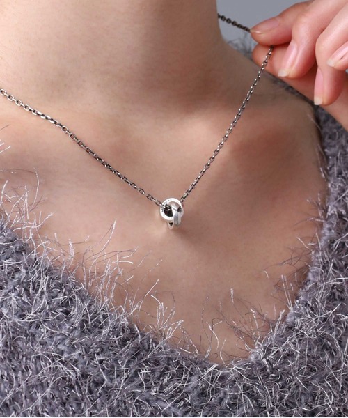 LION HEART ネックレス LH for Gift フェザーダブルリング