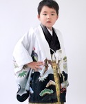 着物 5歳 七五三 鷹兜松 羽織袴 12点セッ...の詳細画像1