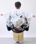 着物 5歳 七五三 鷹兜松 羽織袴 12点セッ...の詳細画像4