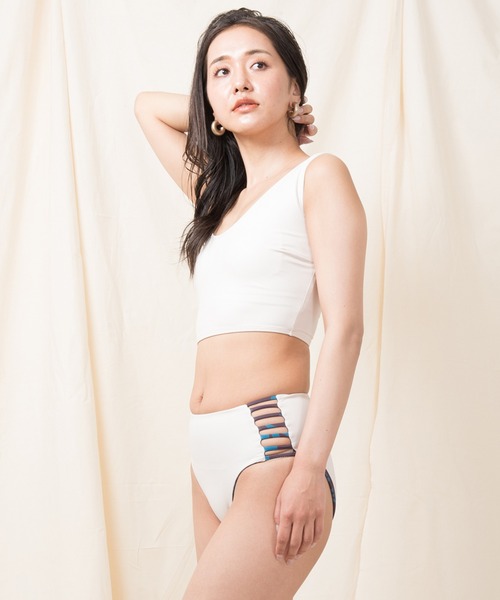 やプールで 水着 Campbell swimwear produced by AMUSA ZOZOTOWN PayPayモール店 - 通販 - PayPayモール Lilas ースに