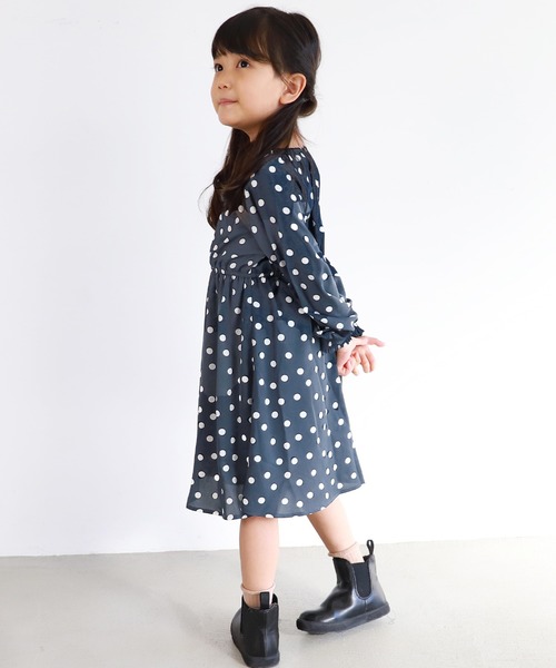 ワンピース キッズ 親子お揃いネイビードットワンピース Zozotown Paypayモール店 通販 Paypayモール