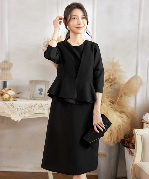 DRESS+ ドレス アンサンブル フォーマルスーツ セットアップ