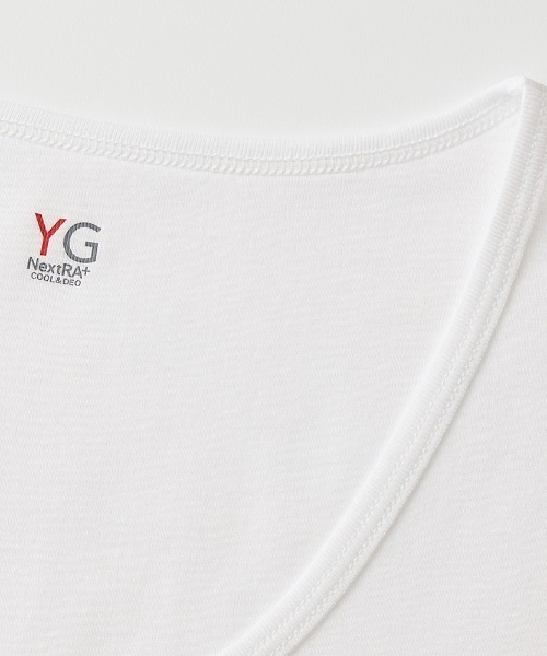 インナーシャツ 肌着 YG/ワイジー 汗取り付きクルーネックスリーブレス 持続消臭 天然接触冷感 綿100% メンズ | YG | 05