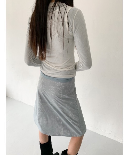 tシャツ タンクレイヤードシアーロンT「セット販売」 レディース Didot.showroom tシャツ タンクレイヤードシアーロンT「セット