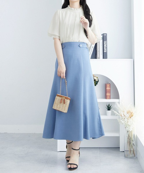 Viola e Viola（ヴィオラ エ ヴィオラ） ブラウス シャツ フリル衿