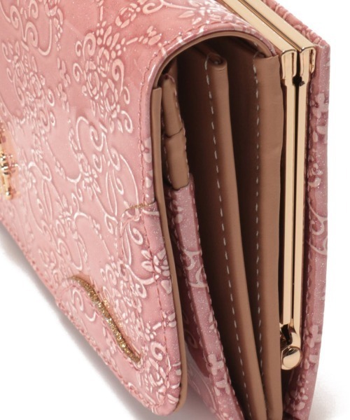 新品タグ付き【ANNA SUI アナスイ】ルーミー 口金 がま口 フラップ長財布 ANNA SUI（アナスイ） 財布 ルーミー 口金フラップ長財布 レディース