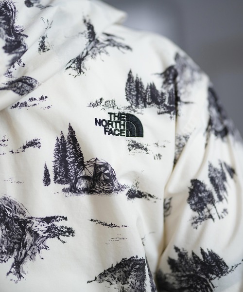 the northface 美品　マウンテンパーカー　ノベルティ柄　150 THE NORTH FACE マウンテンパーカー ウインドブレーカー FACE/ザ