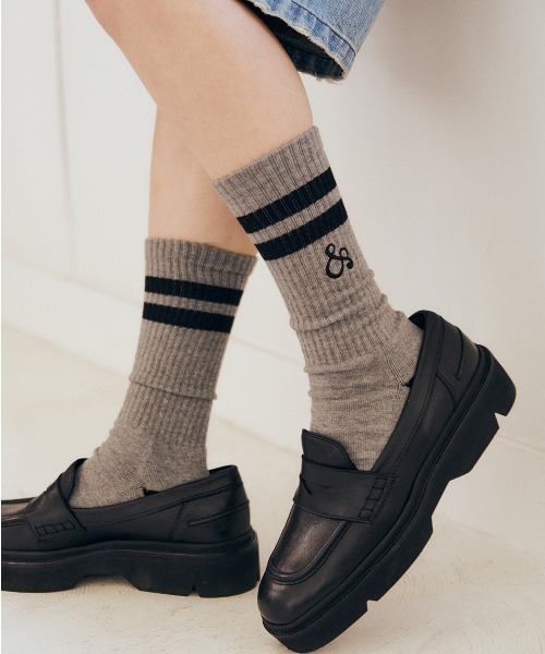 ＆RSON（アンダーソン） 靴下 STANDARD SOCKS メンズ レディース
