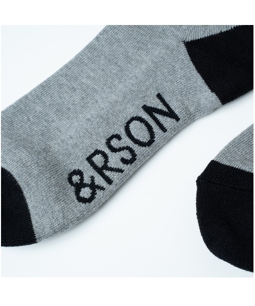 ＆RSON（アンダーソン） 靴下 STANDARD SOCKS メンズ レディース