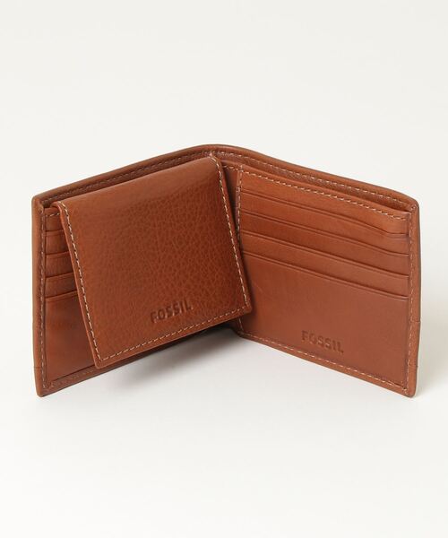 FOSSIL 財布 フォッシル 二つ折り財布 メンズ レザー ブラウン FOSSIL 財布 フォッシル 二つ折り財布 メンズ レザー ブラウン