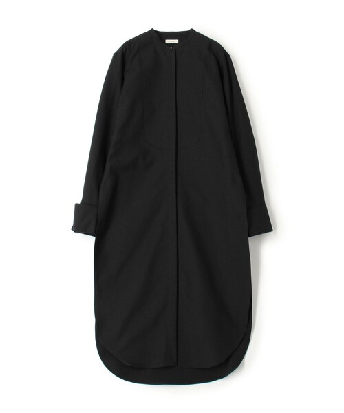DES PRES シャツワンピース ハイカウントピケ ブザムシャツ