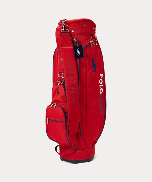 POLO GOLF 赤 バッグ POLO GOLF ゴルフ Big Pony ＆ ロゴ バッグ レディース : ZOZOTOWN