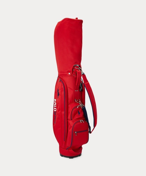 POLO GOLF 赤 バッグ POLO GOLF ボストンバッグ Big Pony ＆ ロゴ ゴルフ ダッフル