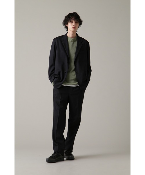 MARGARET HOWELL パンツ WIDE STRIPE FINE WOOL メンズ