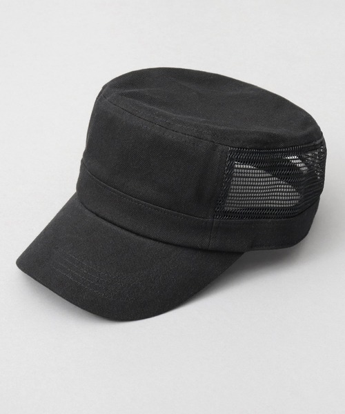 新品】撥水・メッシュ・曲線切替し・ワークキャップE☆