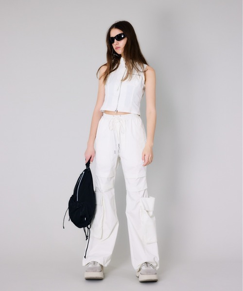 SLY ベスト ジレ HIGH NECKED COMPACT VEST ハイネック
