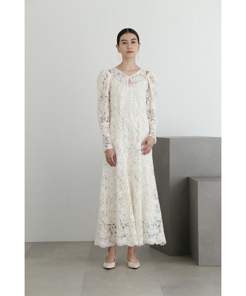 JILL STUART ワンピース コードエンブロイダリーワンピース : ZOZOTOWN 