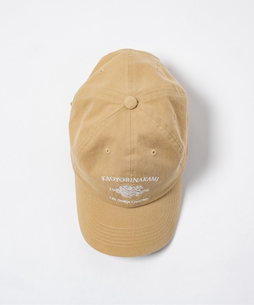 kaoyorinakami キャップ 帽子 flower logo cap / フラワーロゴ