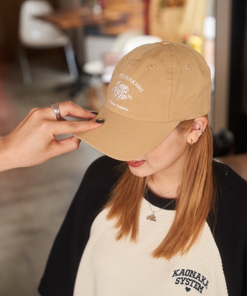 ☆.♥大人気♥.☆ 美品 キャップ kaoyorinakami キャップ 帽子 flower logo cap / フラワーロゴ