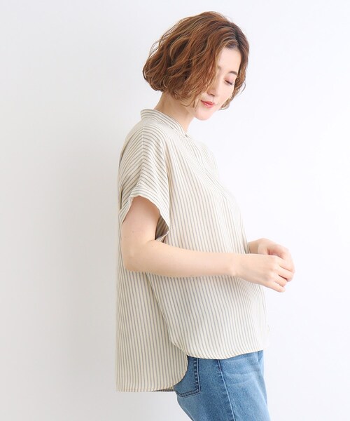 ブラウス シャツ 「＆FUNCTION」「接触冷感/UVカット/洗える」 サファリシャツ レディース JOURNAL STANDARD ブラウス シャツ 「＆FUNCTION」「接触冷感/UV