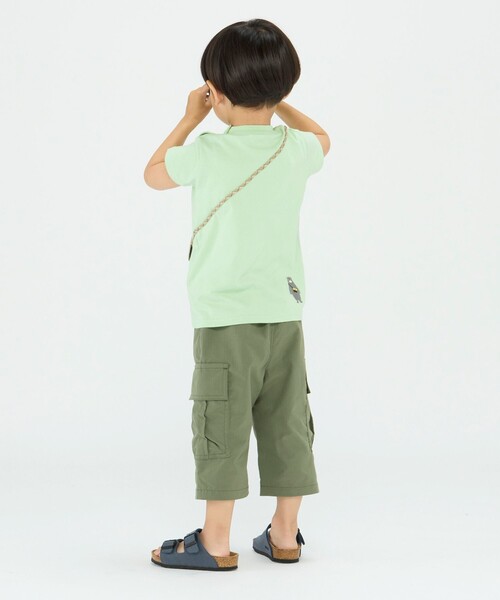 KIDS【Steiff】パウダージャガードプルオーバー＆ロングパンツ　セット スタ楽 ニットジョガーパンツ 男の子 トップバリュ キッズ