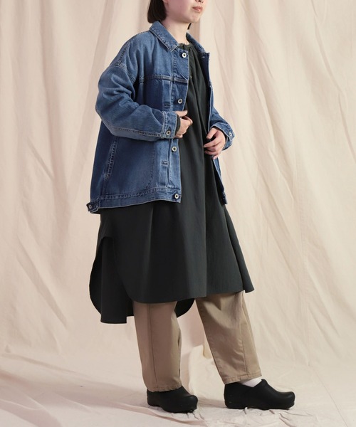 ブラウス シャツ 「Brocante / ブロカント」 トリアシシーチング フェルミエシャツ レディース Brocante / ブロカント] トリアシシーチング フェルミエシャツ