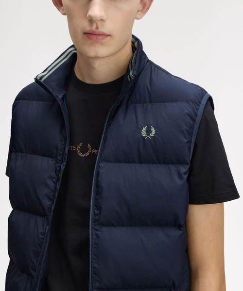 FRED PERRY（フレッドペリー） ダウンベスト ベスト Insulated Gilet