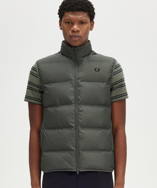 FRED PERRY ダウンベスト ベスト Insulated Gilet