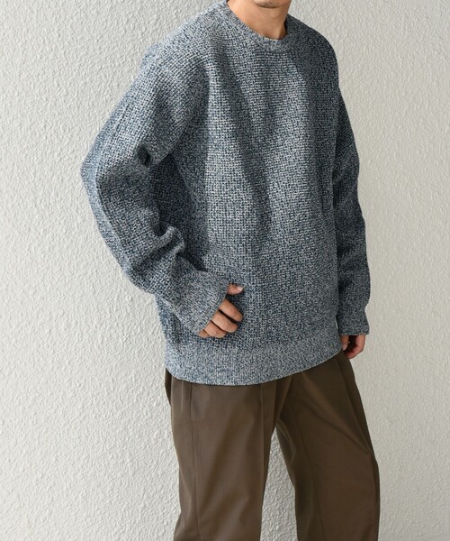 SHIPS any セーター ニット any: 「手洗い可能」メランジ カラー