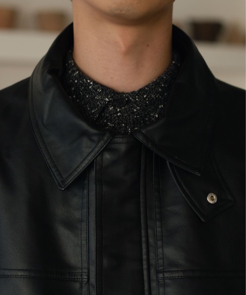 epnok ブルゾン アウター ヴィンテージライクショートブルゾン メンズ