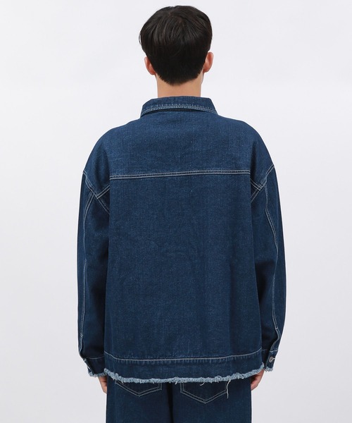 【関税込/国内発】ωAcne Studio カットオフ デニムジャケット LAKOLE デニムジャケット gジャン カットオフデニムジャケット