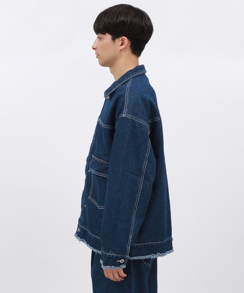 LAKOLE デニムジャケット gジャン カットオフデニムジャケット