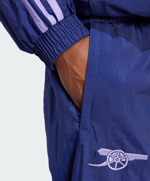 【極美品】希少 アディダス アーセナル トラックパンツ エンブレム 紺 L adidas パンツ アーセナル オリジナルス トラックパンツ