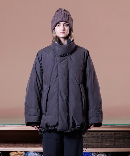 ダウンジャケット ダウン 「VOAAOV」BRIGHT TASLAN KAWADA DOWN Oversize Blouson メンズ レディースの画像