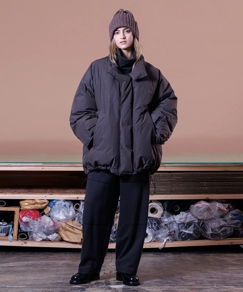 ダウンジャケット ダウン 「VOAAOV」BRIGHT TASLAN KAWADA DOWN Oversize Blouson メンズ レディースの画像