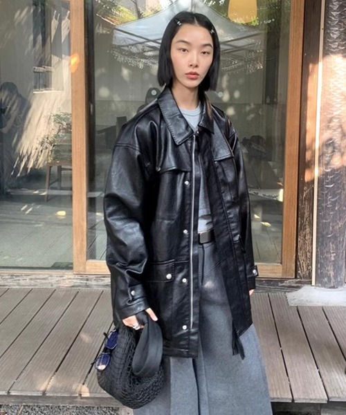 chuclla（チュクラ） レザージャケット ライダース 「LONSLAN」レザー