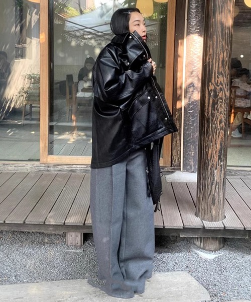 chuclla（チュクラ） レザージャケット ライダース 「LONSLAN」レザー