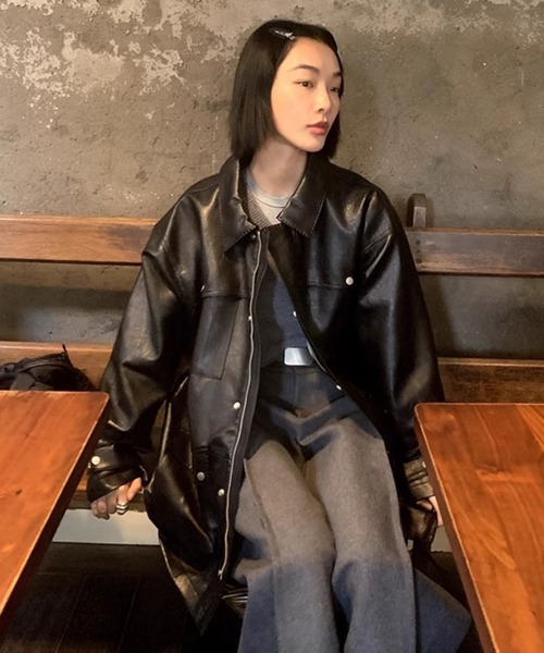 chuclla（チュクラ） レザージャケット ライダース 「LONSLAN」レザー
