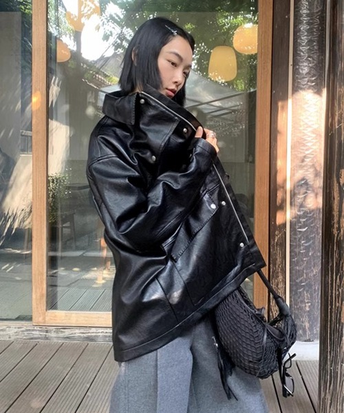 chuclla（チュクラ） レザージャケット ライダース 「LONSLAN」レザー