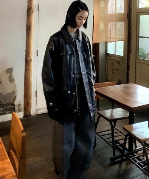 chuclla（チュクラ） レザージャケット ライダース 「LONSLAN」レザー